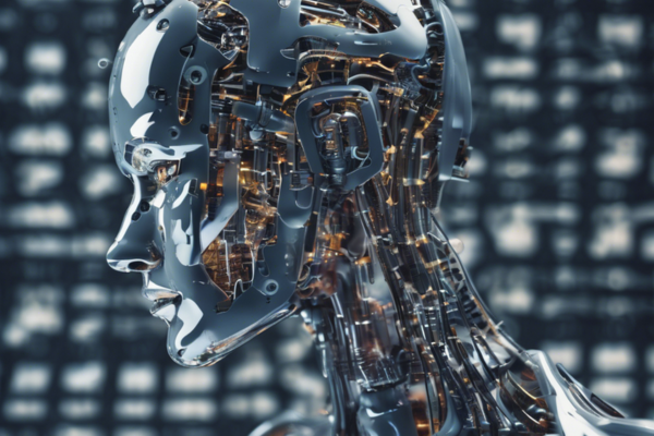 روبوت الي يعبر عن ما هو الذكاء الاصطناعي